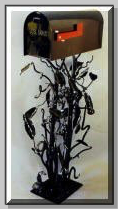 Leaves and Vines Mailbox 44” h Leaves and Vines Mailbox 44” h